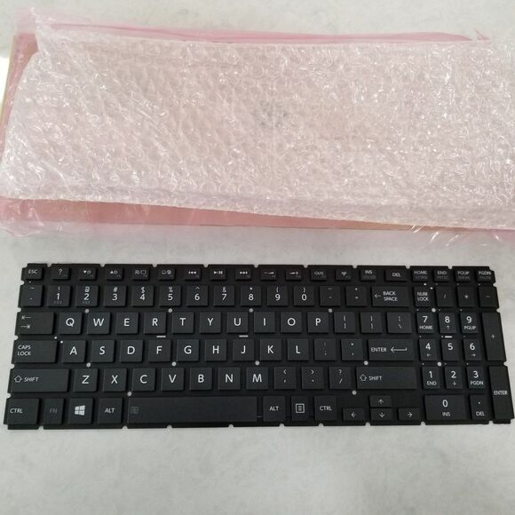 Replacement Keyboard without Backlit & Frame for Toshiba Satellite new open box - Picture 1 of 10